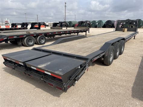 2023 East Texas Trailers 40 Tri Axle Lowboy Gooseneck For Sale Stock