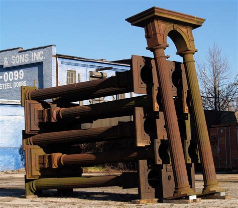 Iron Pillars Arches In The Yard Of The Bayard Station Va Flickr