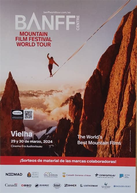 BANFF MOUNTAIN FESTIVAL WORLD TOUR 2024 VIELHA Visitvaldaran