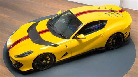 Tailor Made Ferrari Competizione In Ardila Amarillo Over Blue Jean