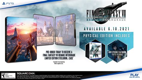 [NO SPOILERS] FF7 Remake Intergrade - PS5 US Preorder Bonus - Steelbook ...