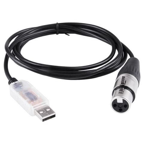 FT232RL Adaptateur USB Vers RS485 XLR Câble D Interface DMX DMX512