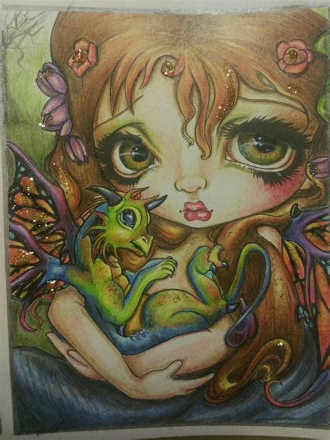 Colouring Book A Fantasy Art Adventure By Jasmine Becket Griffiths