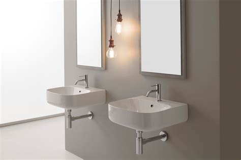 Moon Lavabo Sospeso Collezione Moon By Scarabeo Ceramiche Design