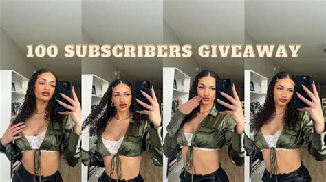 100 Subscribers Giveaway Youtube