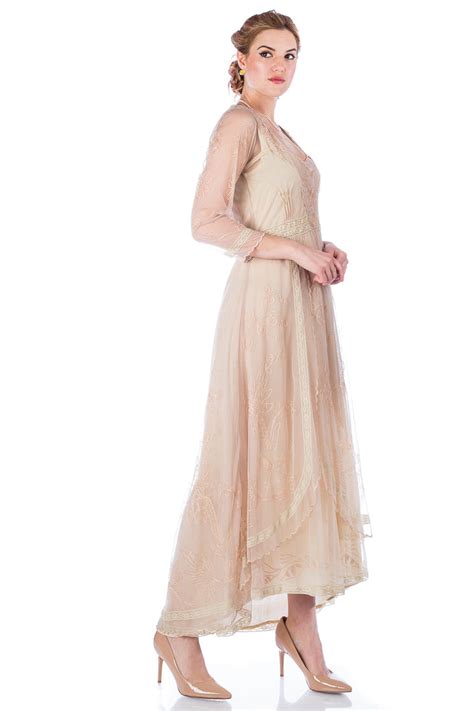 Nataya 40163 Downton Abbey Tea Party Gown In Vintage