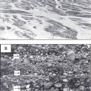 (A) Glacial outwash braid plain of Hilda Glacier, Alberta, showing... | Download Scientific Diagram