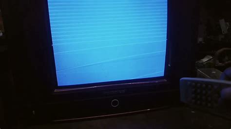 No Picture Retrace Line And Display Up Down Problem In Crt Tv Youtube