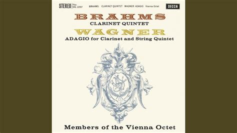 Brahms Clarinet Quintet In B Minor Op 115 III Andantino Presto