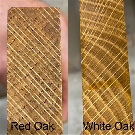 Red Oak Vs White Oak Working With Live Edge Wood