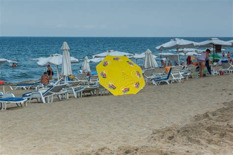 Beach of Resort of Obzor, Burgas Region, Bulgaria Editorial Photography ...