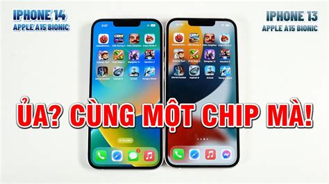 Speedtest iPhone 14 vs iPhone 13 ỦA CÙNG MỘT CHIP MÀ YouTube