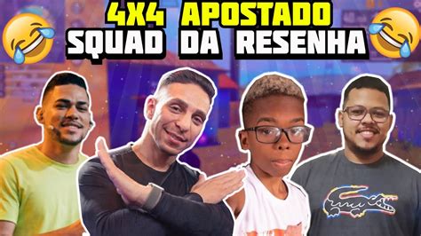 AMASSAMOS GERAL NESSE 4X4 APOSTADO SQUAD DA RESENHA JEFÃO RACHA