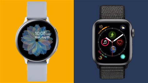 Samsung Galaxy Watch Active 2 vs Apple Watch 4: which smartwatch is for ...