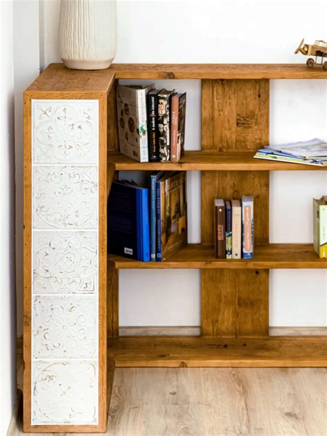 Nude L alakú könyvespolc SYRA