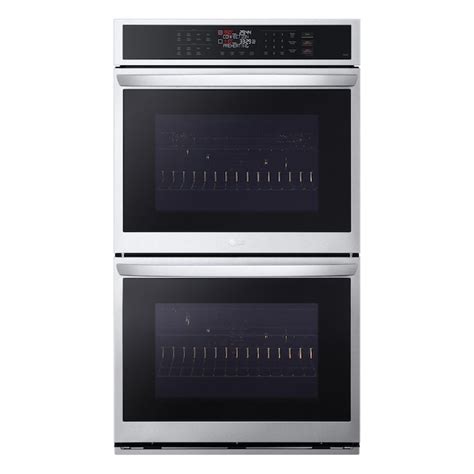 Lg Air Fry With Easyclean 30 In Smart Double Electric Wall Oven With