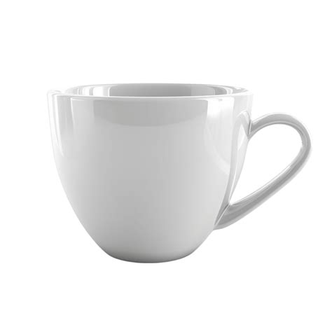 White coffee cup on transparent background. 46853426 PNG