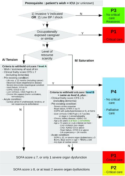 Triage Algorithm For Critical Care Initiation Under Resource Scarcity