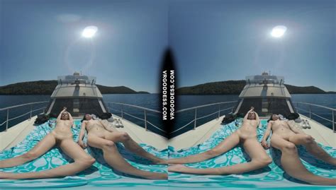 Josie And Matty Sunbathing Nude On Yacht In The Adriatic Sea VR Porn Video VRPorn