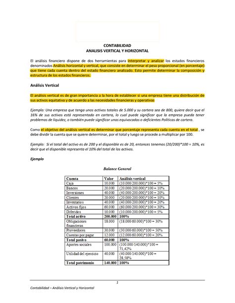 Apunte Unidad 3 Analisis Vertical Y Horizontal Warning Popup