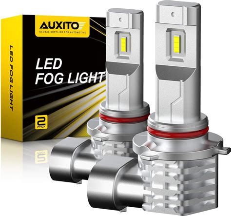 Amazon AUXITO 9145 9140 H10 LED Fog Light Bulb Fanless 3400LM Per