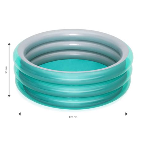 Piscina Infl Vel Infantil Bestway Big Metallic Ring Pool X Cm