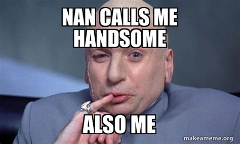 Nan Calls Me Handsome Also Me You Complete Me Make A Meme