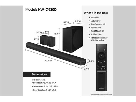 Hw Q930d Soundbar Samsung Us