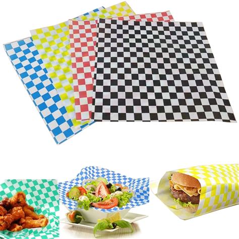 Customized Printed Sandwich Hamburger Food Wrapper Paper Rocket