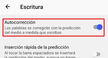 Cómo activar o desactivar el corrector ortográfico de Android