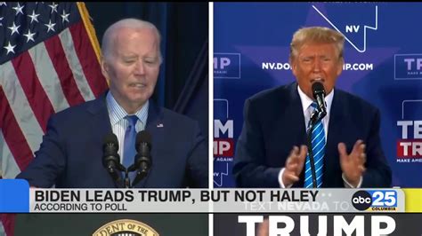 Poll Biden Now Has A Lead Over Trump In Hypothetical Head To Head