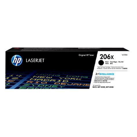 Toner Hp 206x W2110x Negro Laserjet Pro M255dw M283fdw 3150 Pag Upc 193905265091w2110x