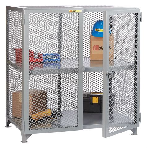 LITTLE GIANT Bulk Storage Locker, Openings: 1, Shelves: 1, 73 inW X 33 ...