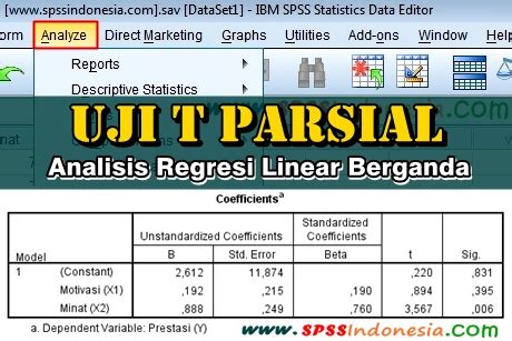 Cara Melakukan Uji T Parsial Dalam Analisis Regresi Dengan SPSS SPSS