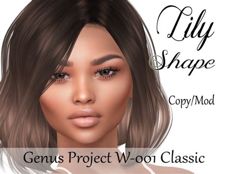 Second Life Marketplace Lily Shape Genus Project Head