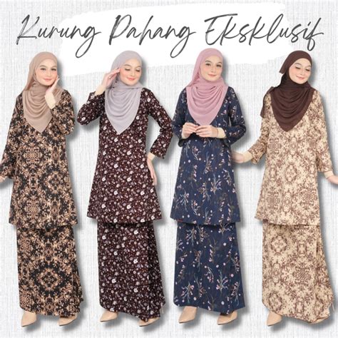 Kurung PAHANG Ekslusif Kurung Cotton Kurung Cantik Baju Murah