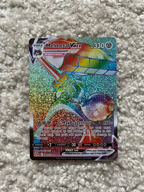 Pok Mon Tcg Melmetal Vmax Pokemon Go Holo Secret Rare Ebay