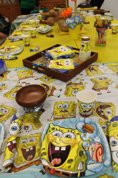 SpongeBob SquarePants Birthday Party Ideas | Photo 3 of 38 | Catch My Party