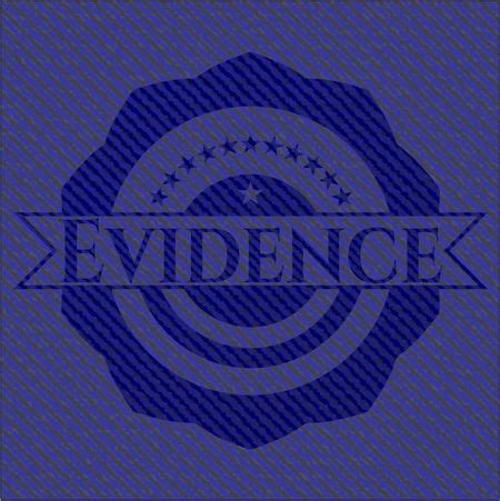 Evidence badge with jean texture | Freestock photos