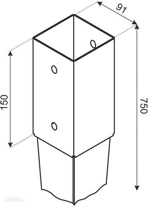 Dmx Podstawa Słupa Wbijana Psg 91X750X2 0 4822 Opinie i ceny na Ceneo pl