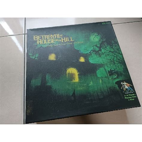 【二手桌遊現貨】山中小屋 Betrayal At House On The Hill 含遊戲說明書 3 6人可玩 蝦皮購物