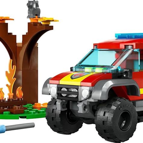 Lego City 4×4 Fire Engine Rescue Truck 60393 فروشگاه لگوی آموزشی ایران