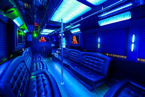 VIP Limo Service: Tiffany F-550 Limo Party Bus