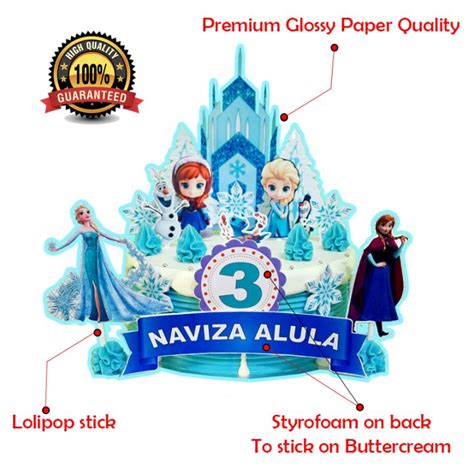 Cake Topper Birthday Like Nastya Gratis Custom Nama Lazada Indonesia