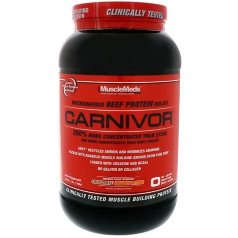 Musclemeds Carnivor Bioengineered Beef Protein Isolate Chocolate