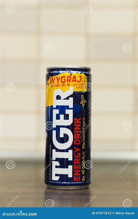 Tiger Energy Drink Editorial Photography Image Of Soda 97977672