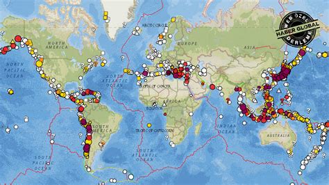 D Nya G Zlerini Bu Noktalara Evirdi Nerelerde B Y K Depremler