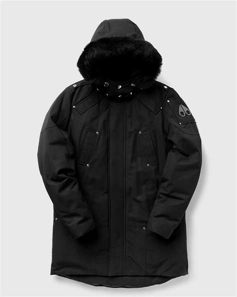 Moose Knuckles Original Stirling Parka Neo Shear Black Mens Parkas