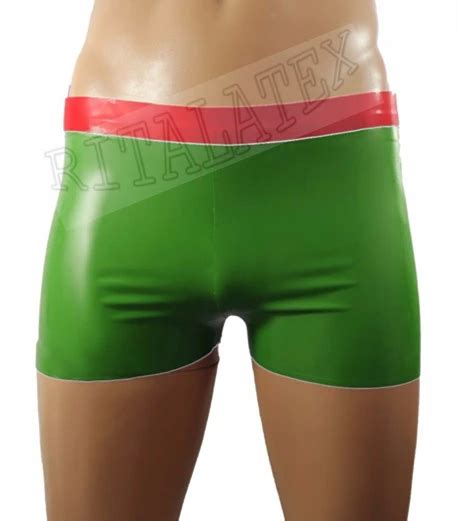 Skin Tight Latex Short Pants Latex Undershort Men S Latex Shorts Many