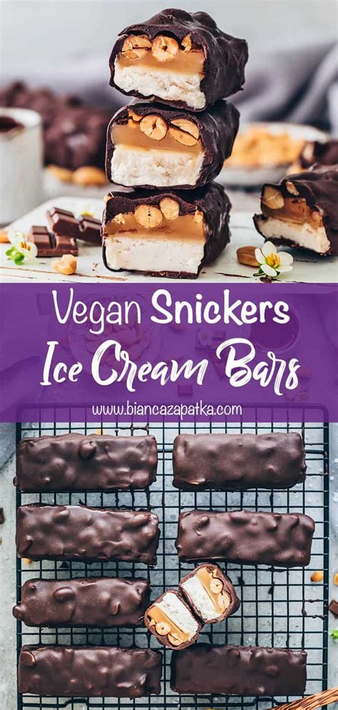 Vegan Snickers Ice Cream Bars Artofit